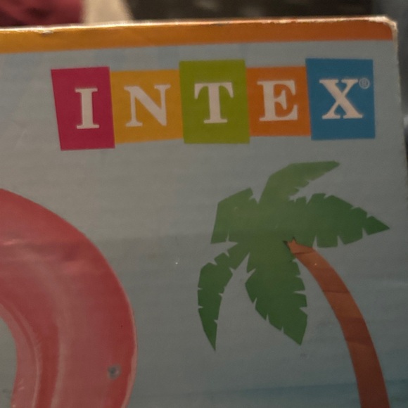 Pink Inflatable Pool Float - Picture 6 of 7